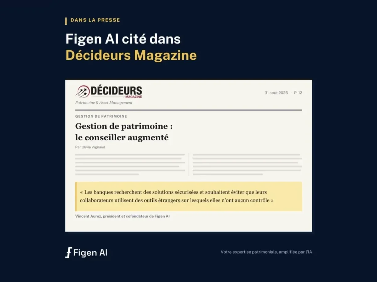 Figen AI dans Décideurs Magazine : où partent les données de vos clients ?