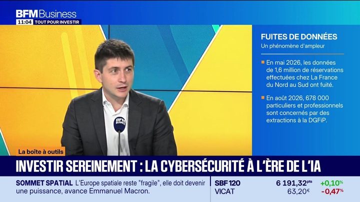 Vincent Aurez dans La boîte à outils de BFM Business, consacrée à la cybersécurité, 10 septembre 2026