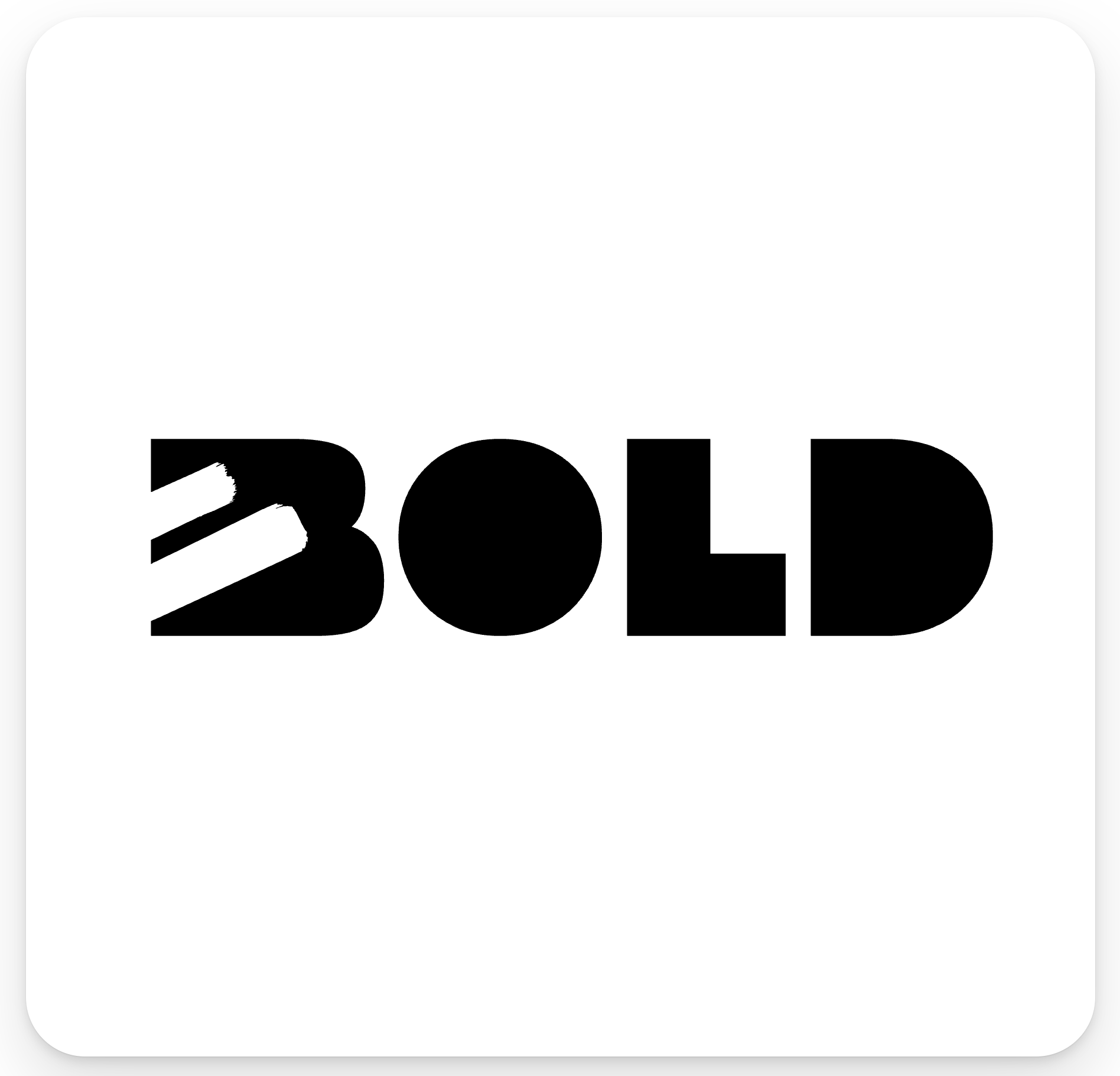 Bold